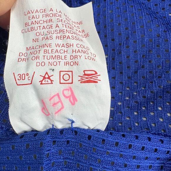 Vintage 1997 Hockey Jersey Mens XL Maranatha Camp Bauer Blue XL 90's #93 - Picture 9 of 16